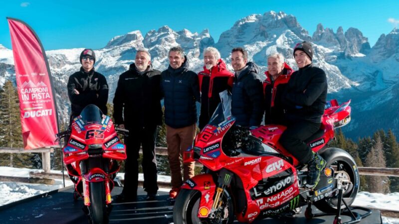 “CAMPIONI IN PISTA”: conclusa la terza straordinaria edizione del lancio della stagione MotoGP di Ducati a Madonna di Campiglio