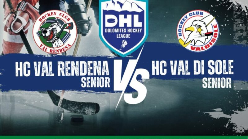 Palaghiaccio di Pinzolo: “Hockey Is Back” Venerdì 3 gennaio ore 20.30