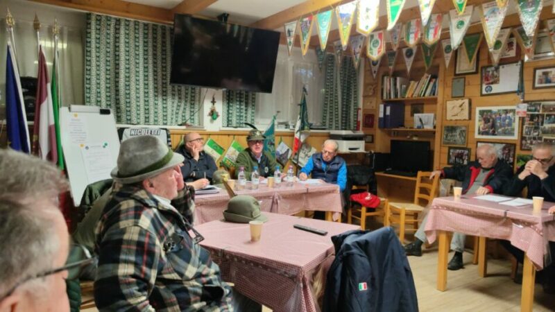 Si è tenuta ieri l’assemblea ordinaria del Gruppo Alpini Pinzolo