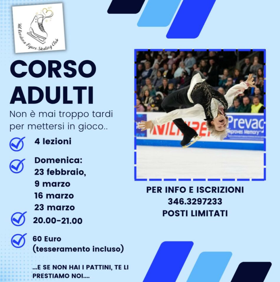 Val rendena figure skating club – CORSO ADULTI