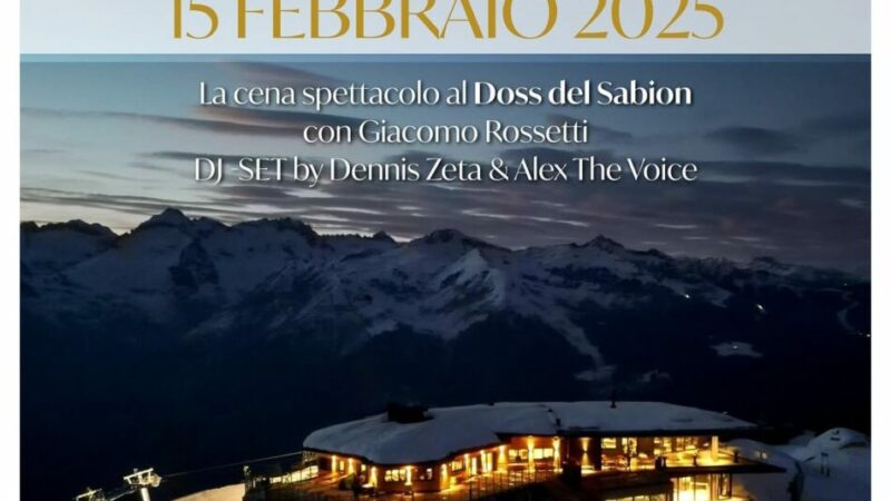 Pinzolo 15 febbraio Doss Alpin style “Golden Night”