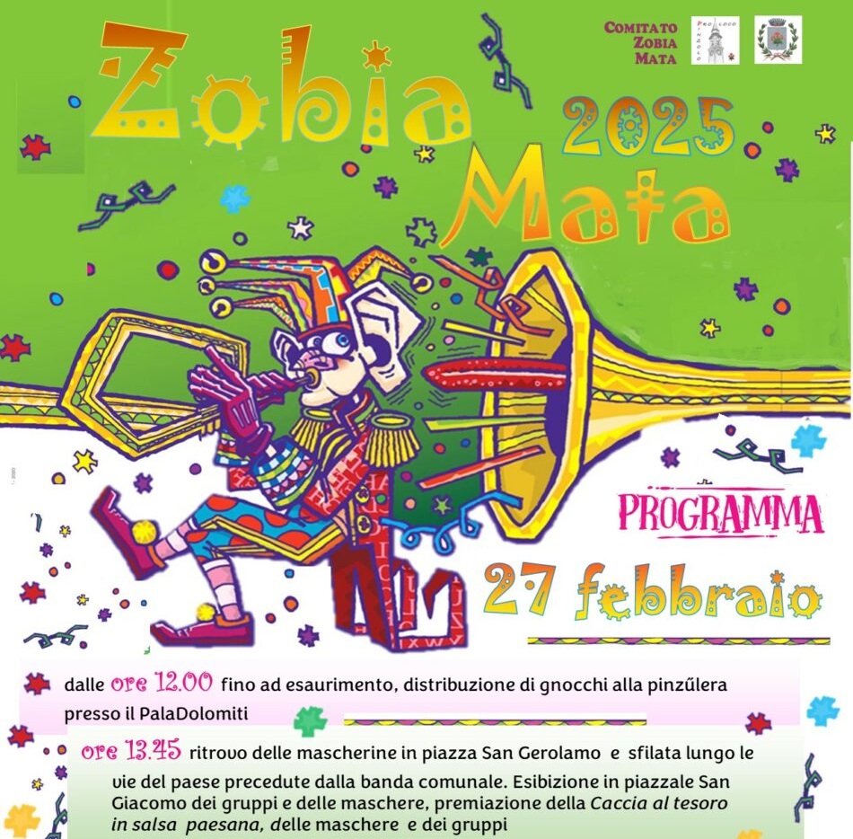 Zobia Mata 2025 a Pinzolo: dalle 12 fino ad esaurimento, distribuzione di gnocchi alla pinzulera presso il PalaDolomiti