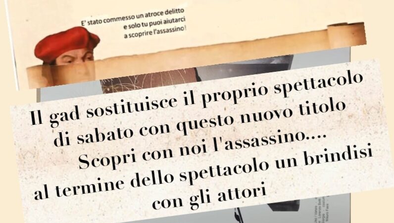 Giustino: Commedia Gad- sabato 8 febbraio