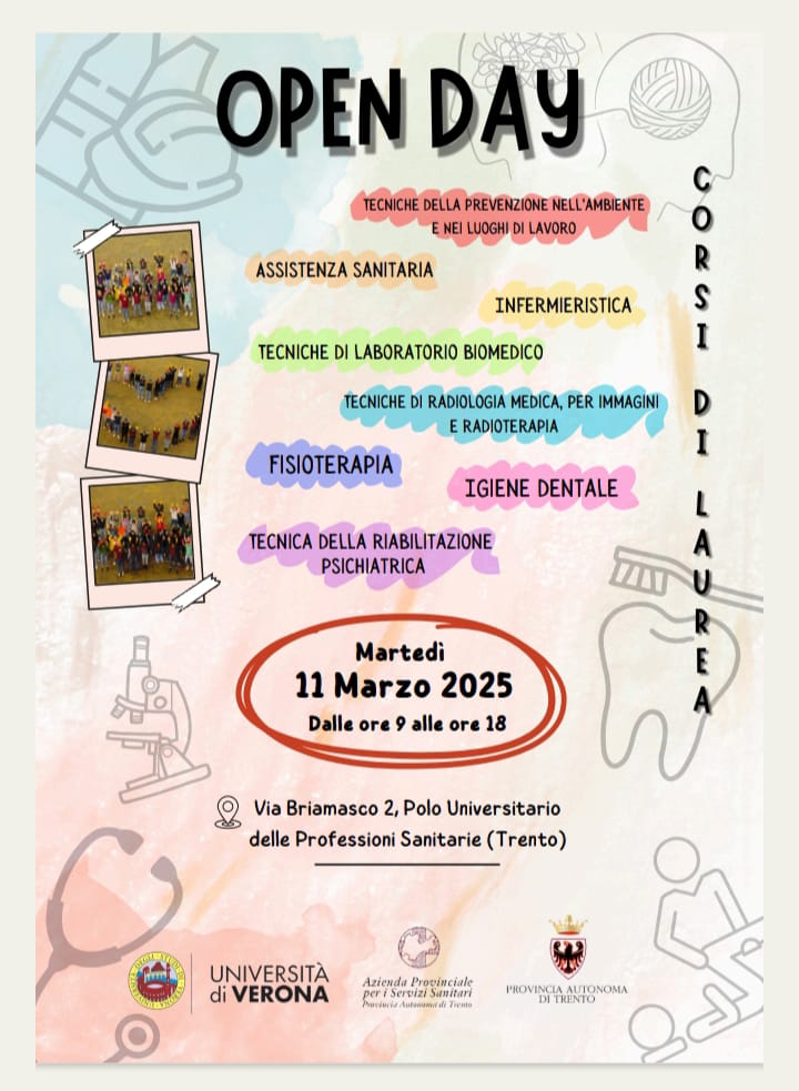 Vuoi diventare un professionista sanitario? Il Polo Universitario delle Professioni Sanitarie di Trento apre le porte l’11 marzo 2025