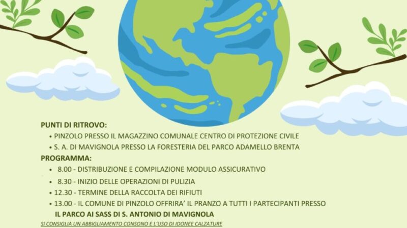 Giornata Ecologica e Sarca tutta nuda – Domenica 13 aprile 2025 Pinzolo Sant’Antonio di Mavignola