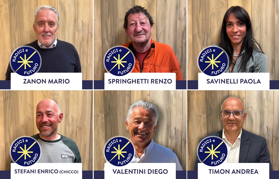 Ultimi sei candidati della lista “Radici e Futuro” con Michele Cereghini