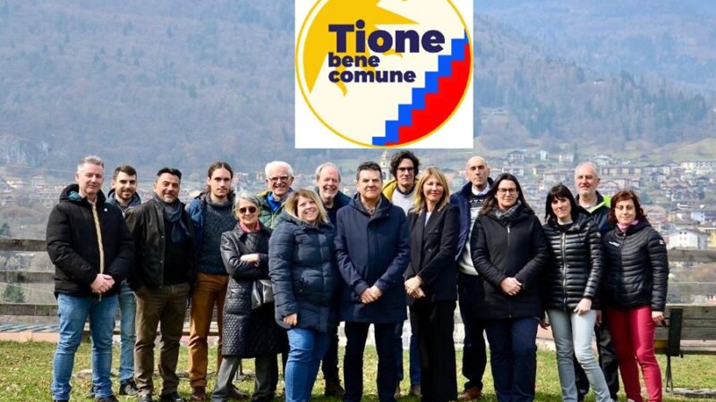 NASCE TIONE BENE COMUNE, LA LISTA CIVICA CHE SI PRESENTA ALLE ELEZIONI AMMINISTRATIVE DI TIONE DI TRENTO – 4 MAGGIO 2025