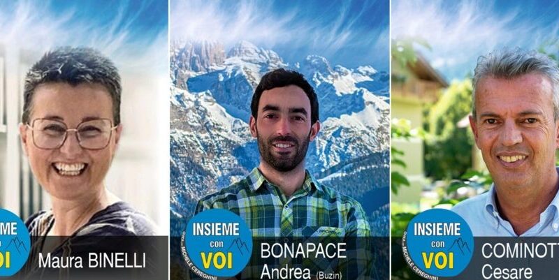 BINELLI Maura – BONAPACE Andrea – COMINOTTI Cesare Lista “Insieme con Voi” con Michele Cereghini