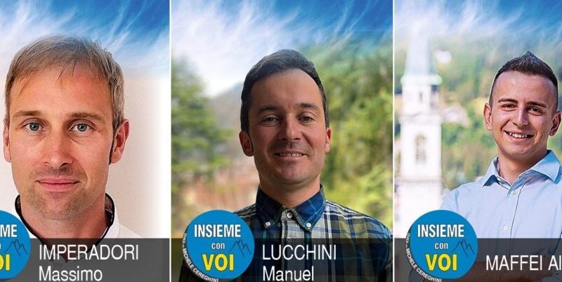 IMPERADORI Massimo – LUCCHINI Manuel – MAFFEI Alessio Lista “Insieme con Voi” con Michele Cereghini