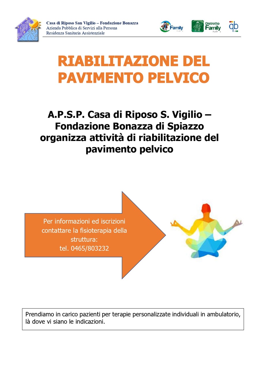 ATTIVITA’ DI RIABILITAZIONE PAVIMENTO PELVICO presso la Apsp di Spiazzo