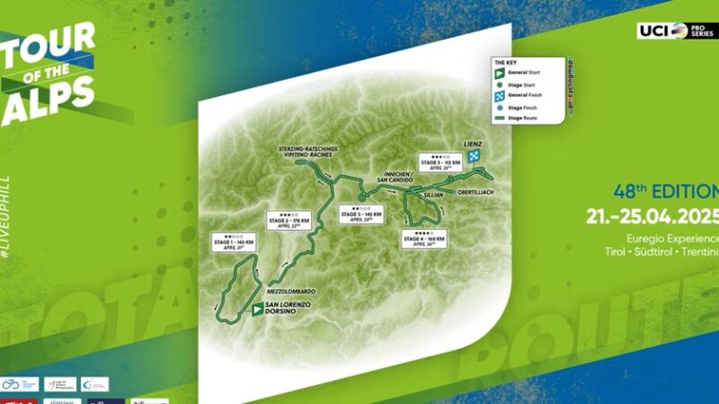 Ordinanza sospensione della circolazione per tappa Tour of the Alps – 21 aprile 2025 Pinzolo, Madonna di Campiglio e S.A. di Mavignola