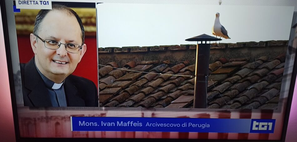 L’Arcivescovo Don Ivan Maffeis in collegamento da Perugia al TG1: “Il prossimo Papa? Un uomo di Dio, di fiducia e di pace”