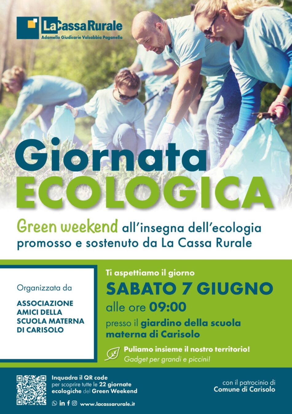 Carisolo: “Giornata ecologica” Sabato 7 giugno