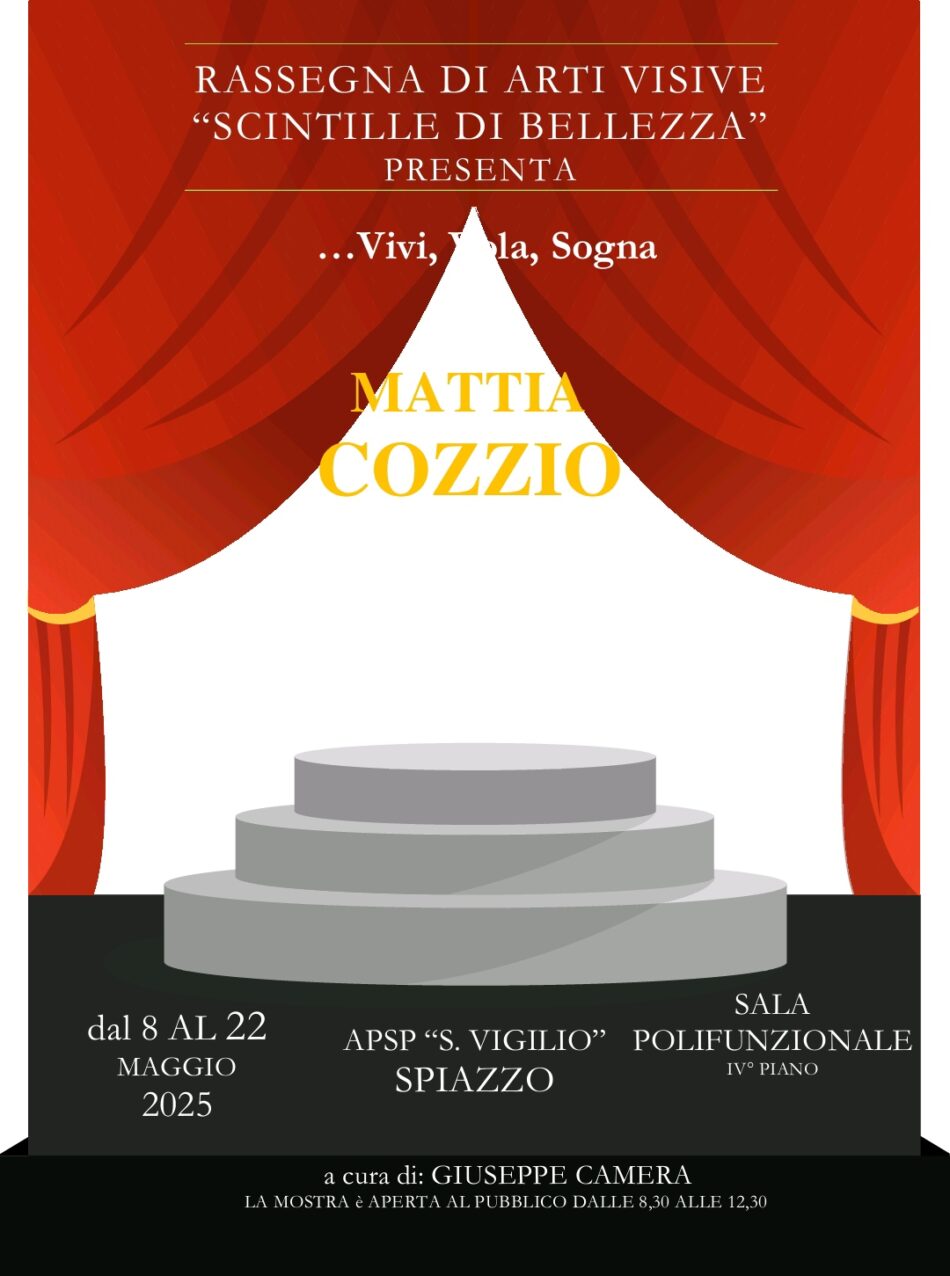 Spiazzo: Mattia Cozzio in mostra a “Scintille di bellezza”