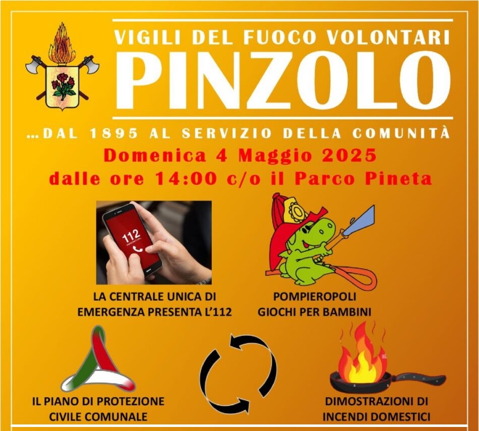 Vigili del Fuoco Volontari di Pinzolo: Domenica 4 Maggio 2025 dalle ore 14:00 al BOCCIODROMO