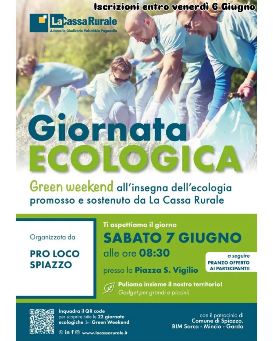 Spiazzo “Giornata ecologica” Sabato 7 giugno