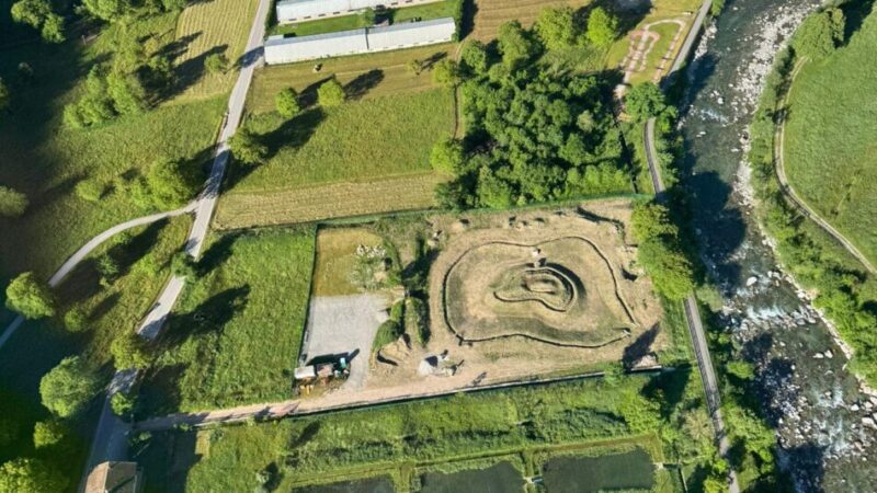 Spiazzo: proseguono i lavori per il nuovo laghetto nell’area ex pescicoltura