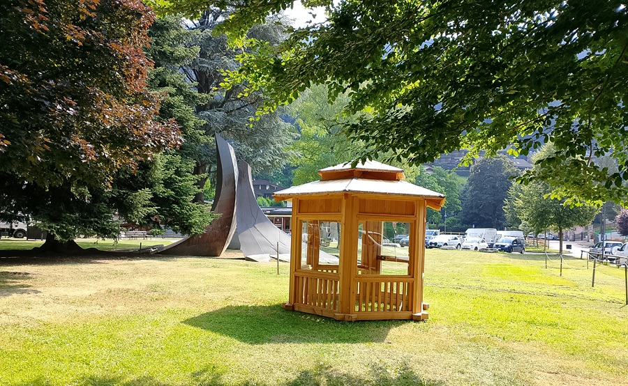 Pinzolo: ecco il nuovo gazebo per le api nel Parco Ciclamino