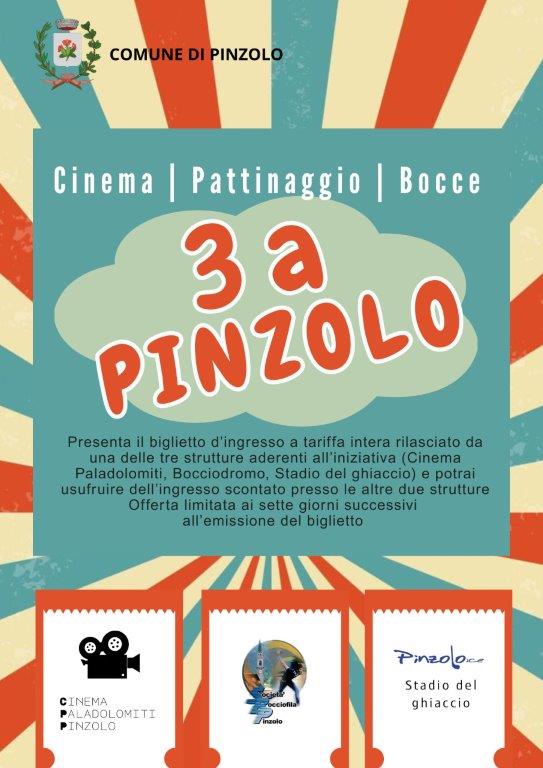 “3” a Pinzolo: nuova collaborazione tra Palaghiaccio, Cinema Paladolomiti e Bocciodromo