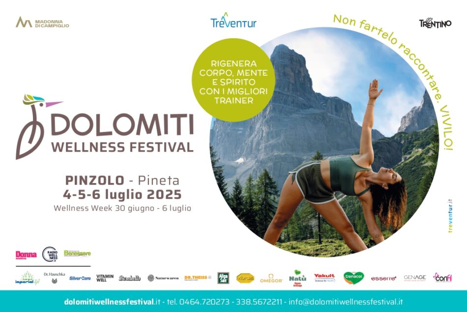 Pinzolo: Dolomiti Wellness Festival e Longevity Run 2025