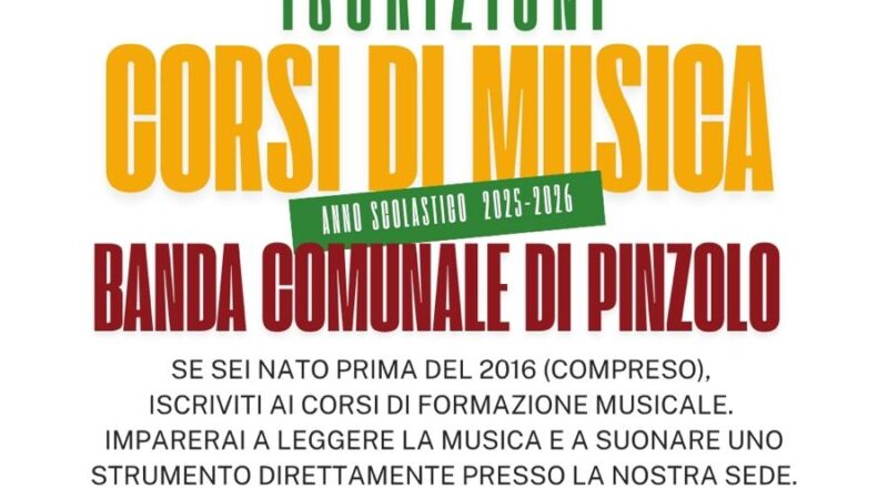 Banda Comunale di Pinzolo: Iscrizione CORSI DI MUSICA