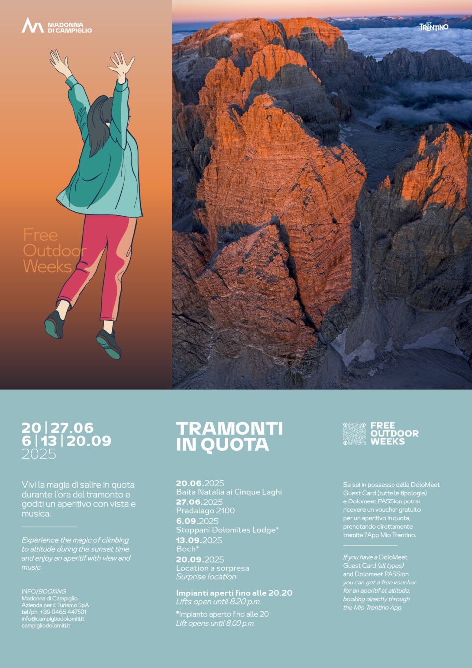 Madonna di Campiglio: “Tramonti in quota”