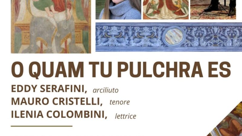 Pinzolo Chiesa di San Vigilio Giovedì 10 luglio ore 21 “O quam tu pulchra es”