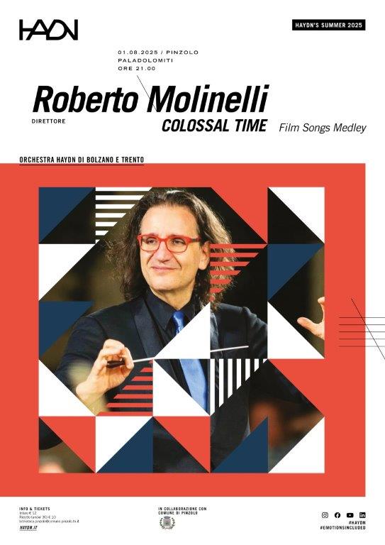 Pinzolo Paladolomiti 1 agosto ore 21 “CONCERTO ORCHESTRA HAYDN” Colossal time