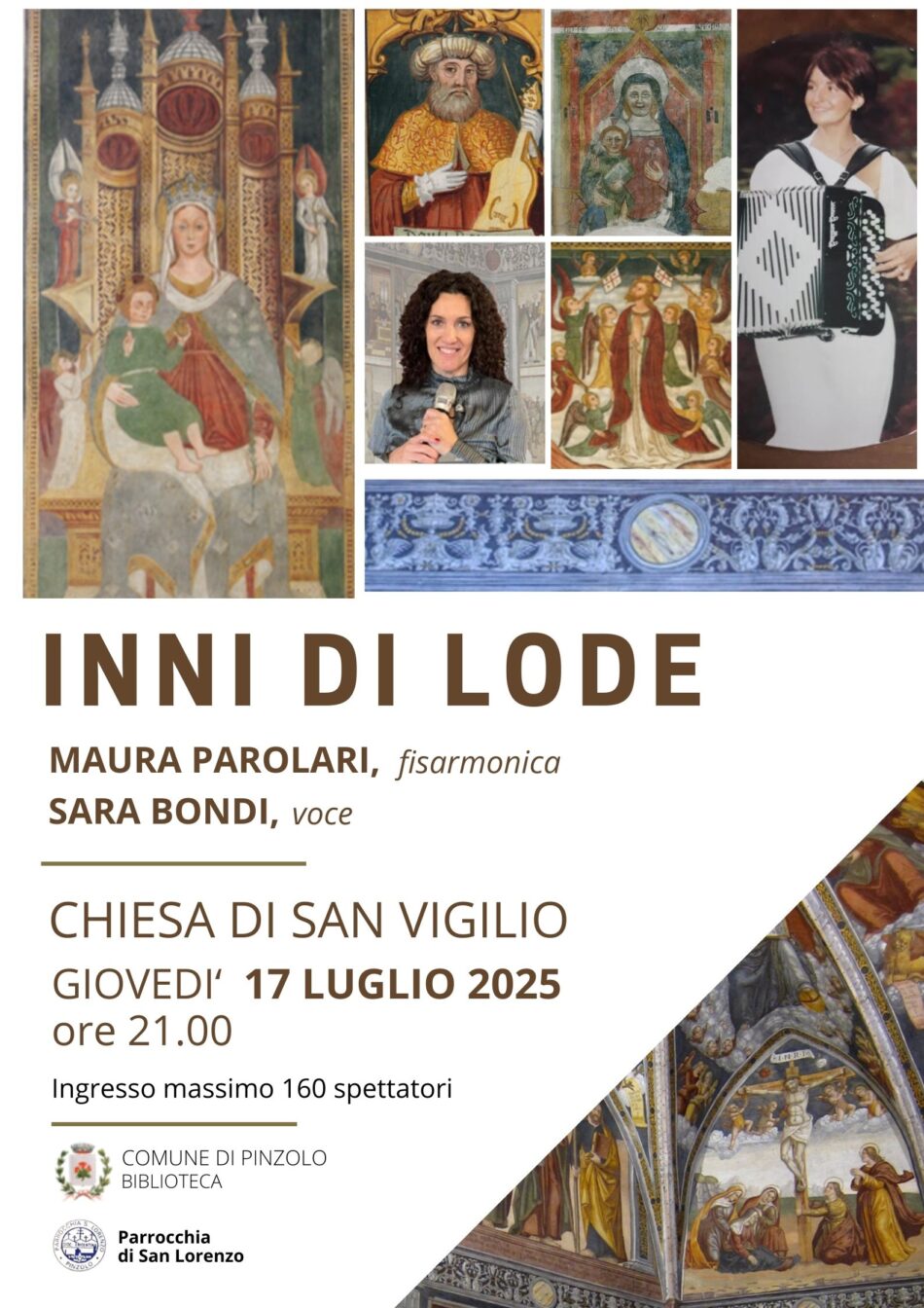 Pinzolo Chiesa di San Vigilio Giovedì 17 luglio: Concerto “Inni di lode”