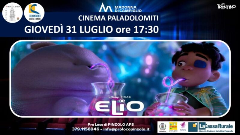 Cinema a Pinzolo: Giovedì 31 luglio ore 17.30 “Elio”