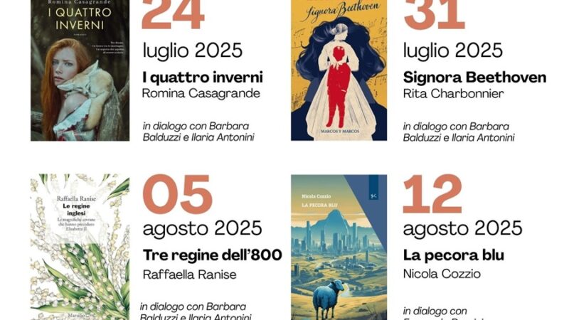 Biblioteca di Pinzolo Estate 2025 “L’aperitivo letterario”