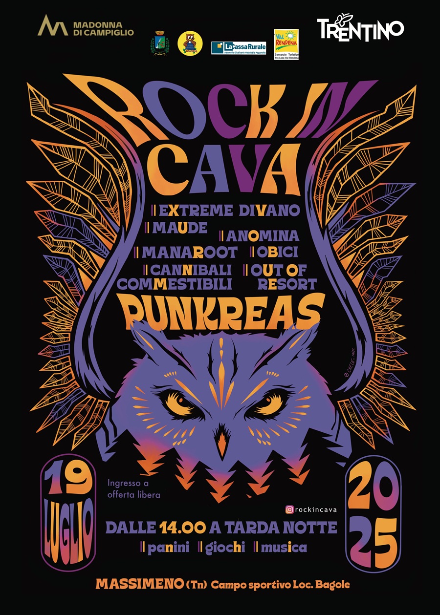 Evento Rock in Cava a Massimeno | 19 luglio 2025