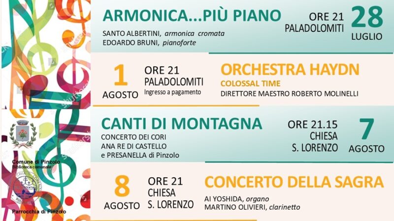 Pinzolo – Biblioteca Comunale Estate 2025 “Concerti d’autore”