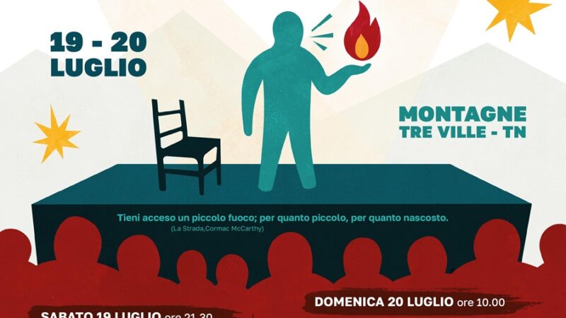 Montagne Tre Ville 19-20 luglio “Montagne racconta” Festival del racconto edizione 15