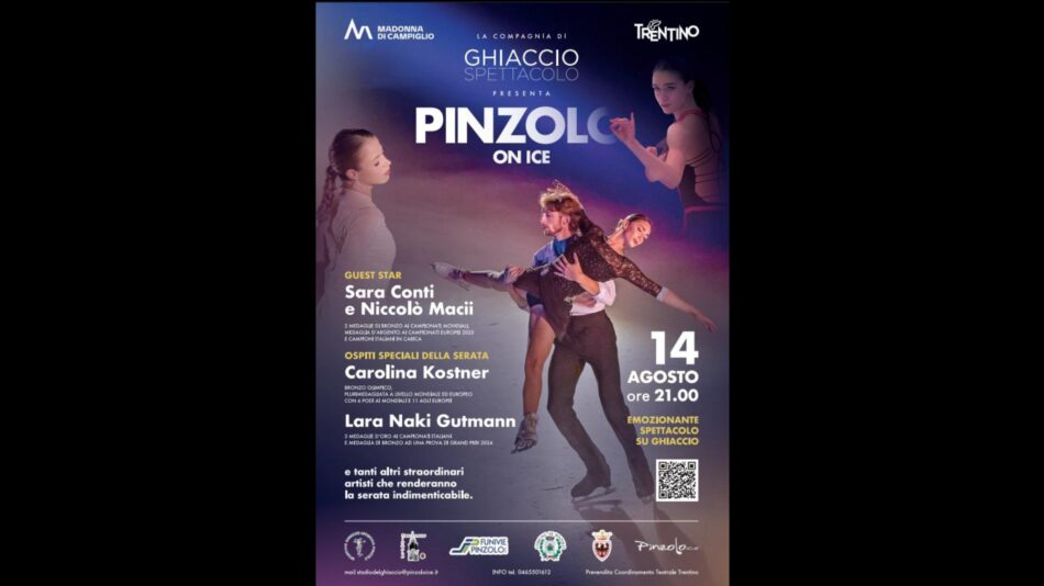 Pinzolo Palaghiaccio Giovedì 14 agosto “”Pinzolo on Ice con Carolina Kostner”