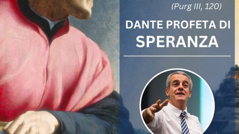 Pinzolo Paladolomiti Lunedì 11 agosto ore 21 “Dante Profeta di Speranza” con Gregorio Vivaldelli