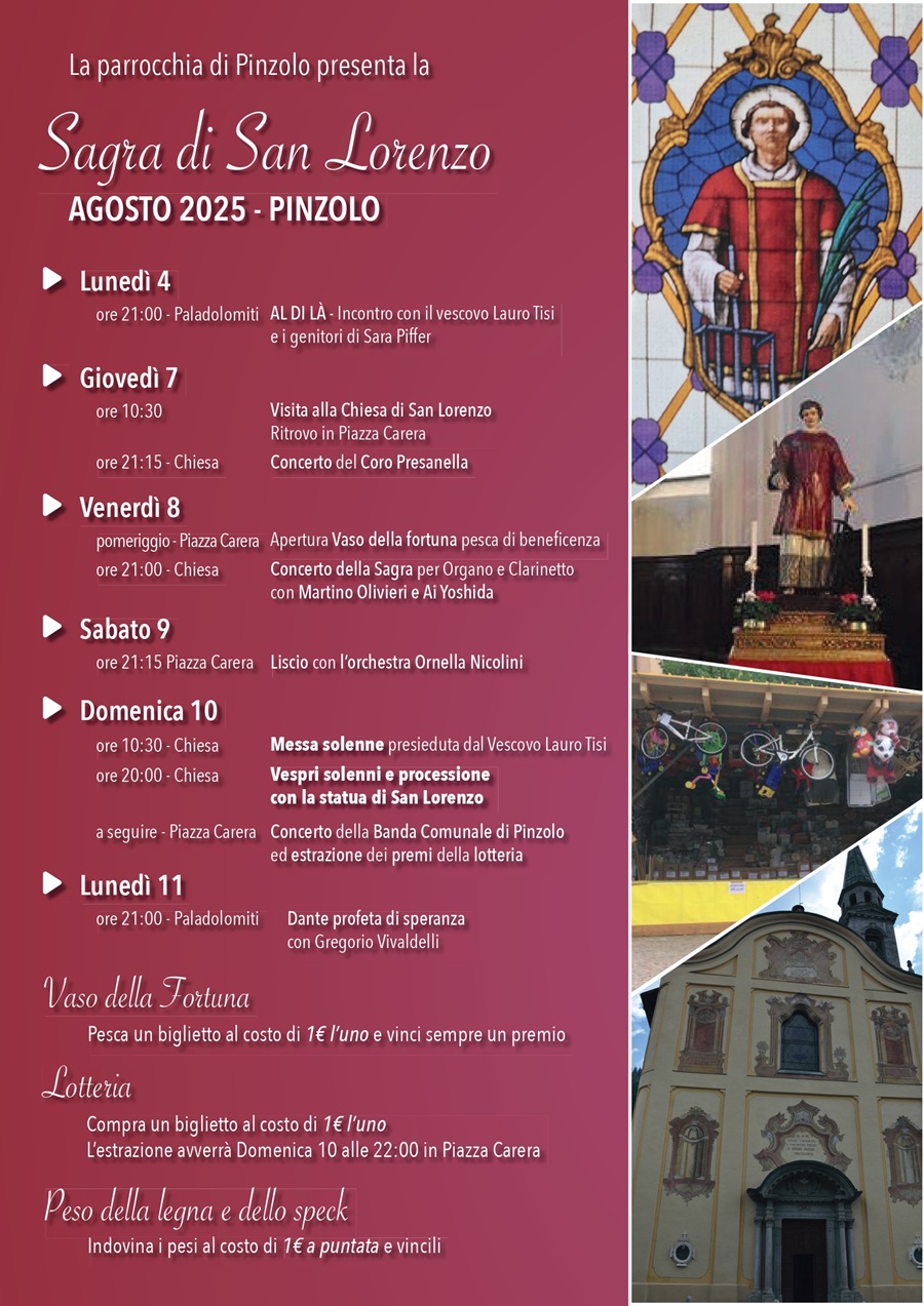 Pinzolo Agosto 2025 “Sagra di San Lorenzo”