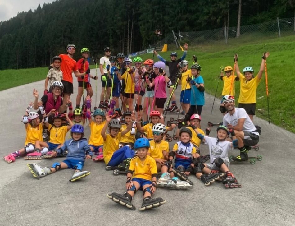 U.S. Carisolo: ben 40 atleti della categoria giovanile si allenano sulla pista da skiroll “Vioftra”