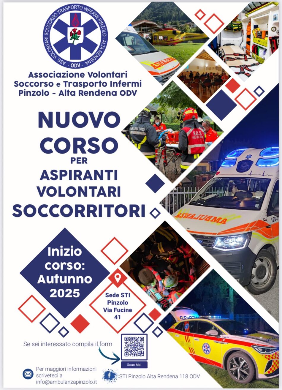 Pinzolo-Alta Rendena: Nuovo Corso per Aspiranti Volontari Soccorritori