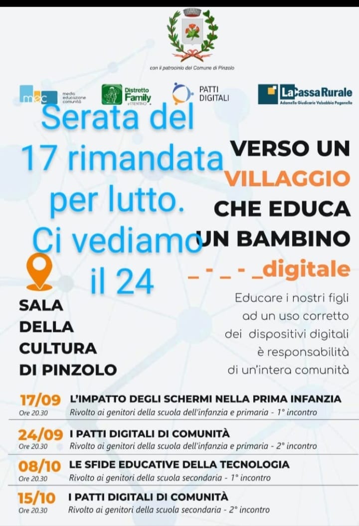 Serata rimandata per lutto