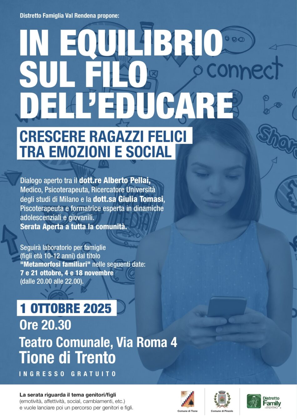 Convegno “IN EQUILIBRIO SUL FILO DELL’EDUCARE: crescere ragazzi felici tra emozioni e social”