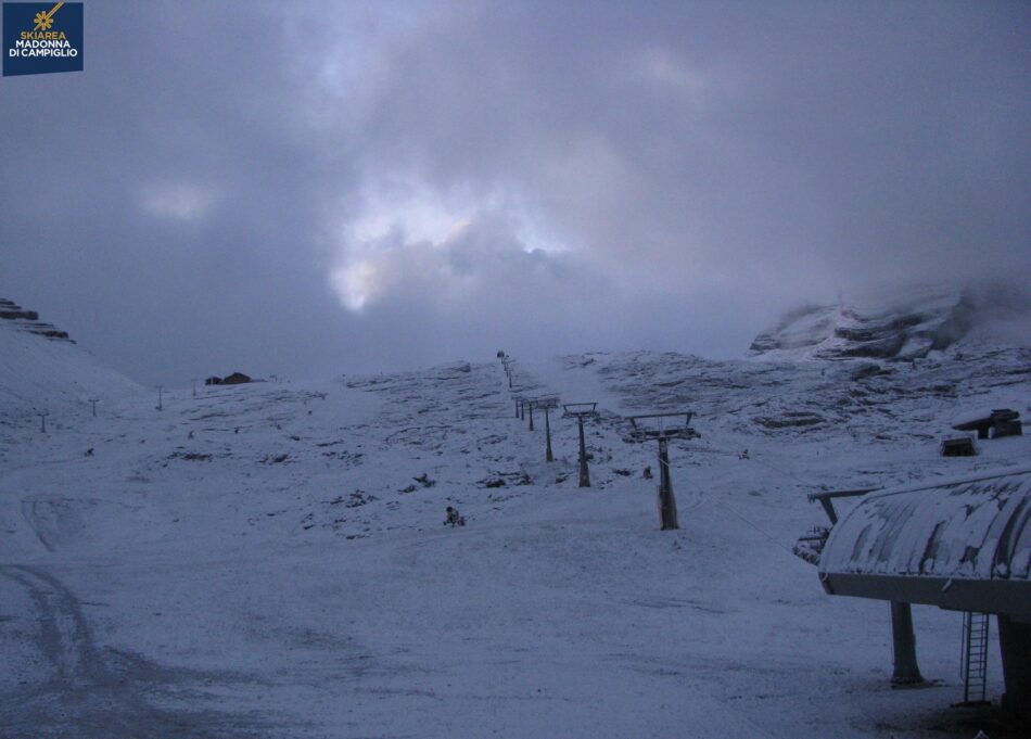 Skiarea Madonna di Campiglio: paesaggio invernale sopra i 2000 metri