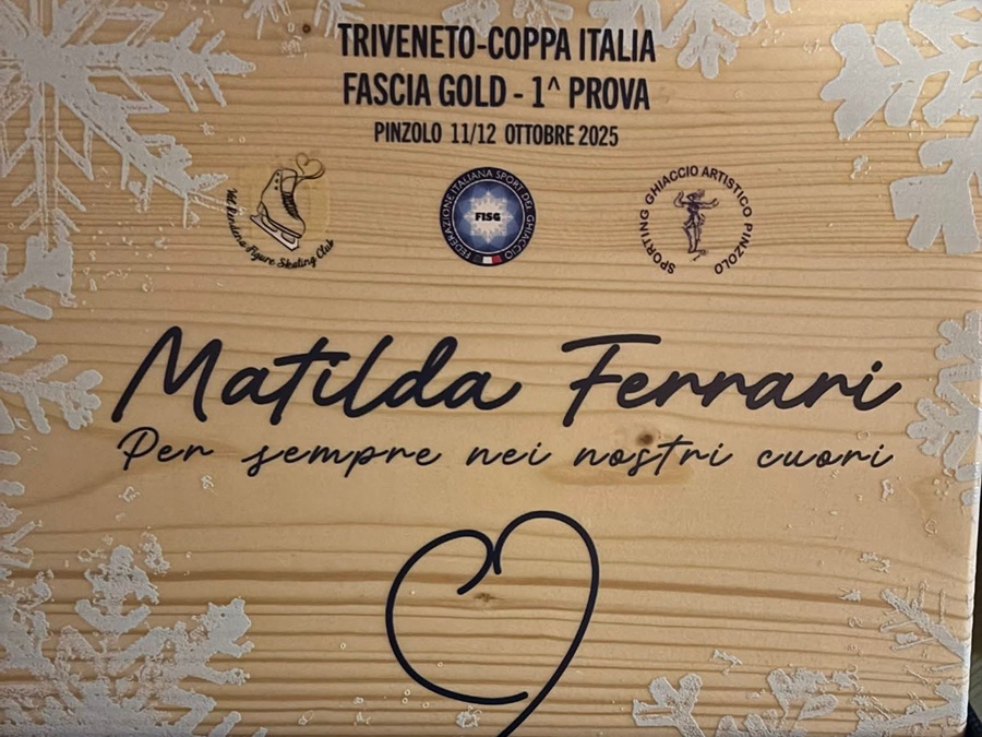 Pinzolo – Per Matilda Ferrari la prima prova di Coppa Italia Triveneto di pattinaggio artistico