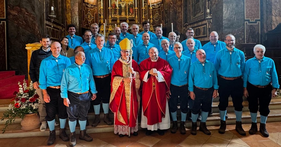 Coro Presanella Pinzolo – Trasferta a Perugia in visita all’Arcivescovo Sua Eccellenza Don Ivan Maffeis