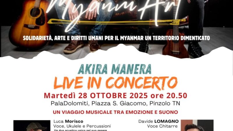 Pinzolo Paladolomiti Martedì 28 ottobre ore 20.50 “Concerto solidarietà”