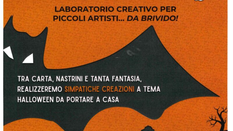 Pinzolo Biblioteca Comunale Giovedì 30 ottobre “DIPLAY SPAVENTARTE” Laboratorio creativo per piccoli artisti… da brivido”