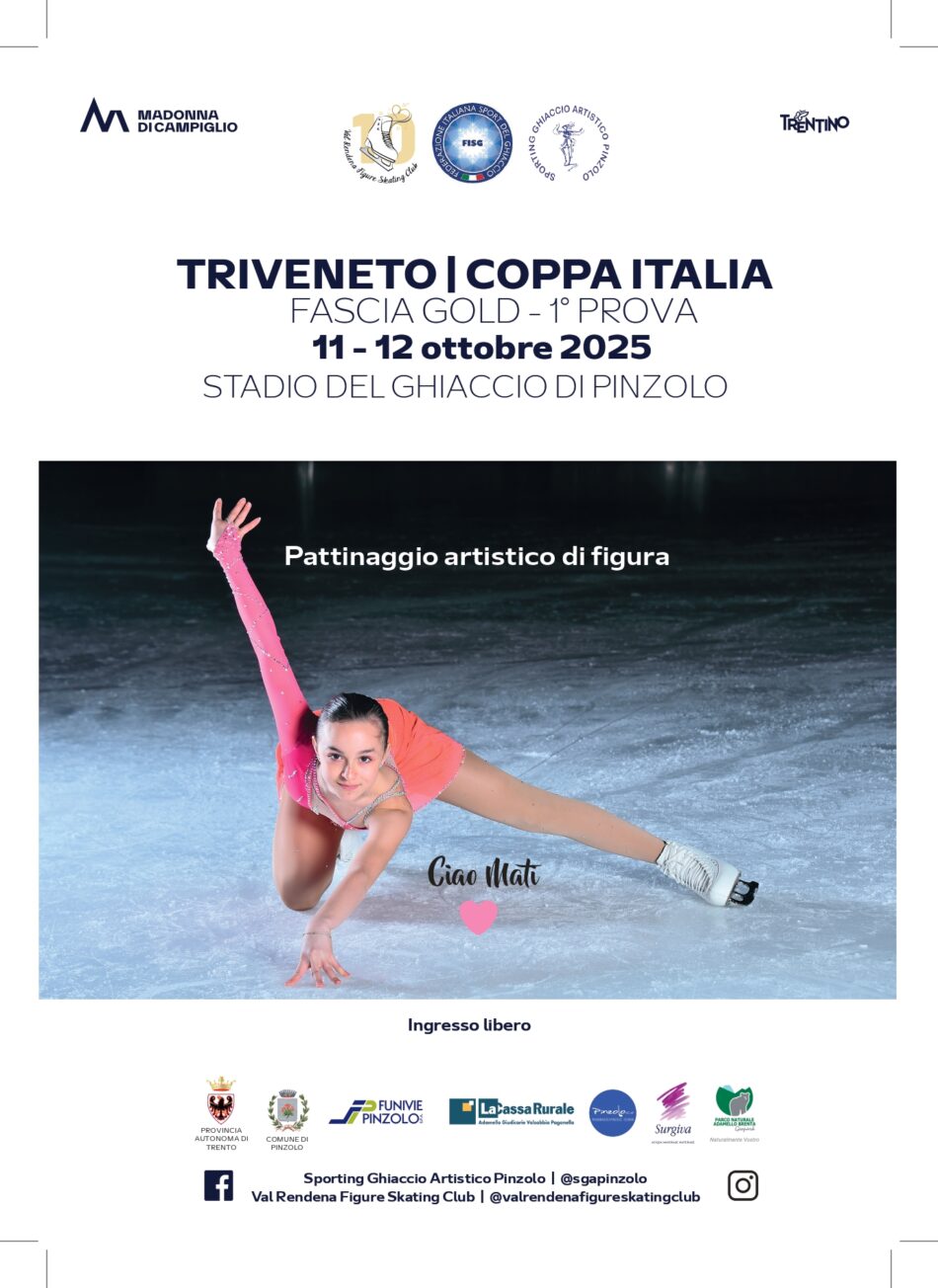 Triveneto Coppa Italia Fascia Gold Pinzolo 1° prova 11 12 ottobre 2025