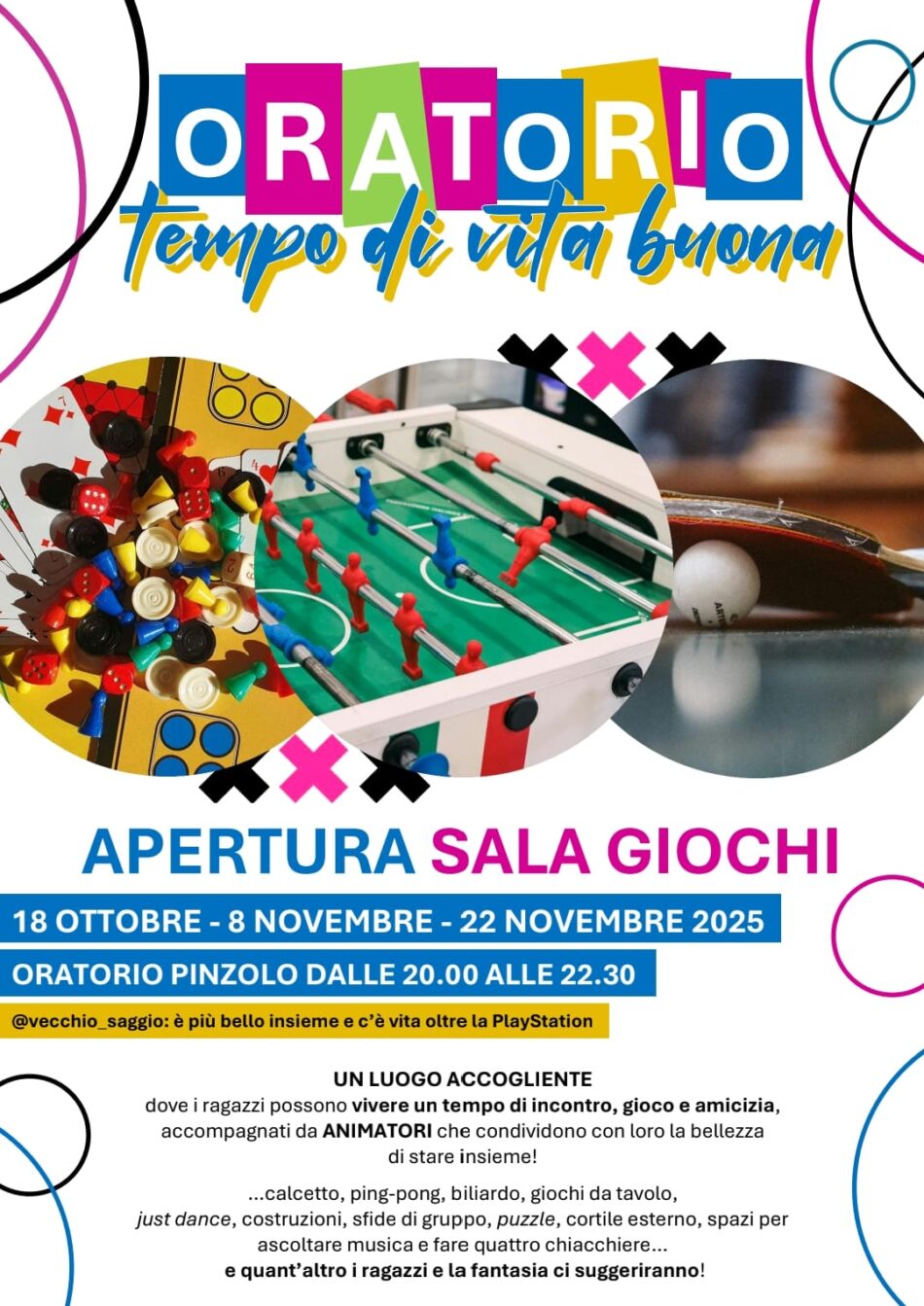 Oratorio di Pinzolo “Tempo di vita buona”