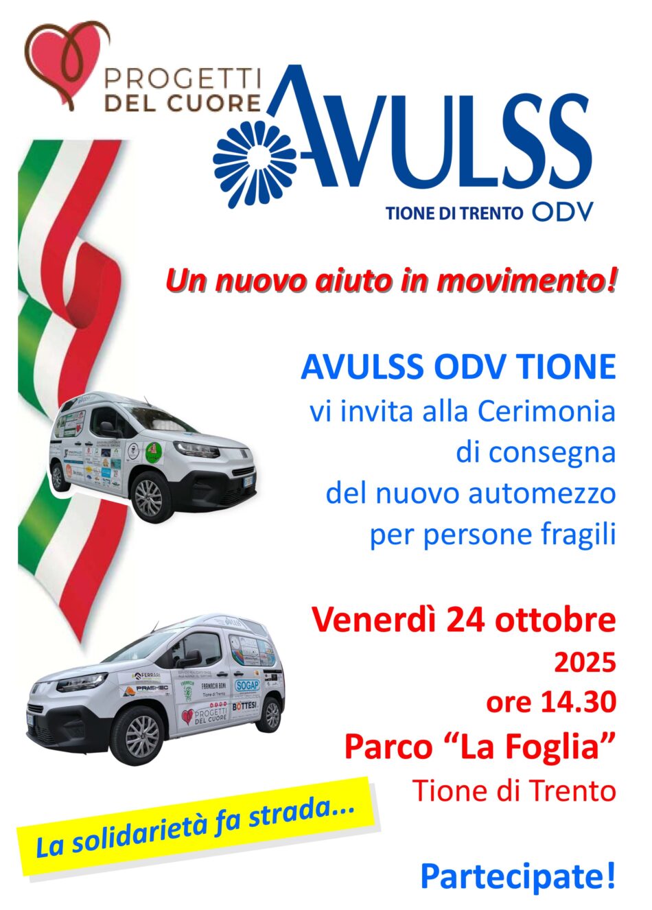 TIONE – Un nuovo aiuto in movimento!