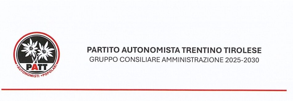 Comune di Pinzolo: mozioni e interrogazione depositate dal Gruppo Consigliare PATT